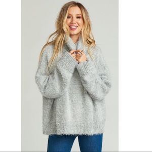 NWOT Show Me Your Mumu Fatima Sweater in Gray